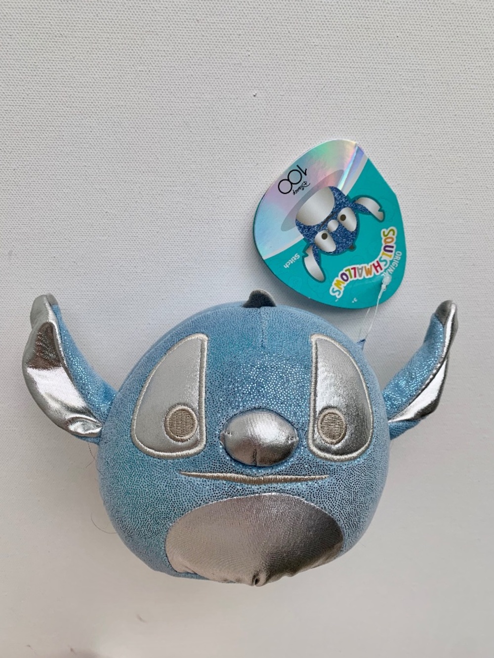 Squishmallow Kellytoy Plush Disney 100 Anniversary Stitch 5" NWT - Picture 2 of 3